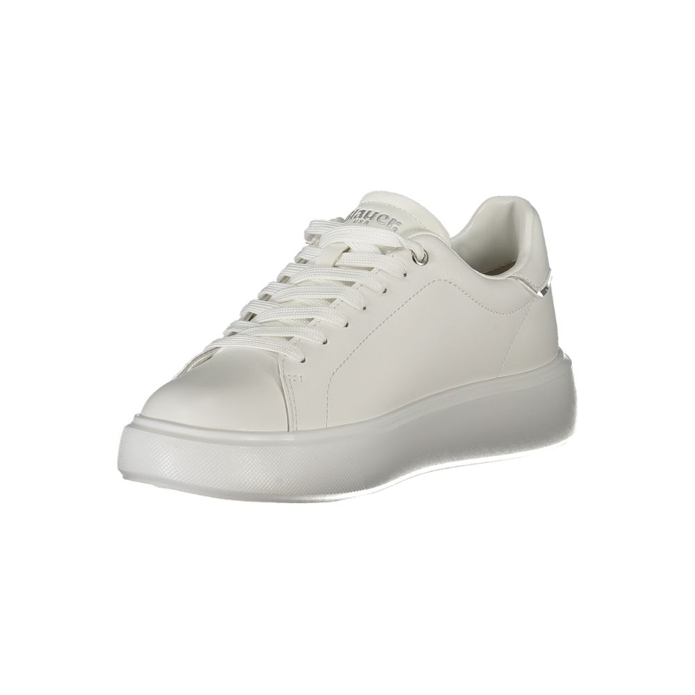 White Leather Women Sneaker Blauer