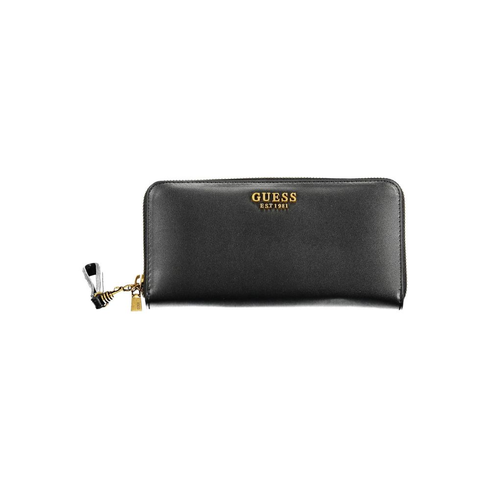 Black Polyethylene Women Wallet Guess Jeans