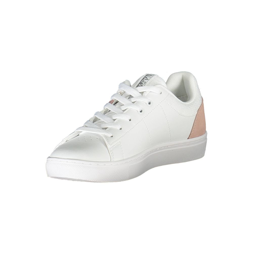 White Leather Women Sneaker Napapijri