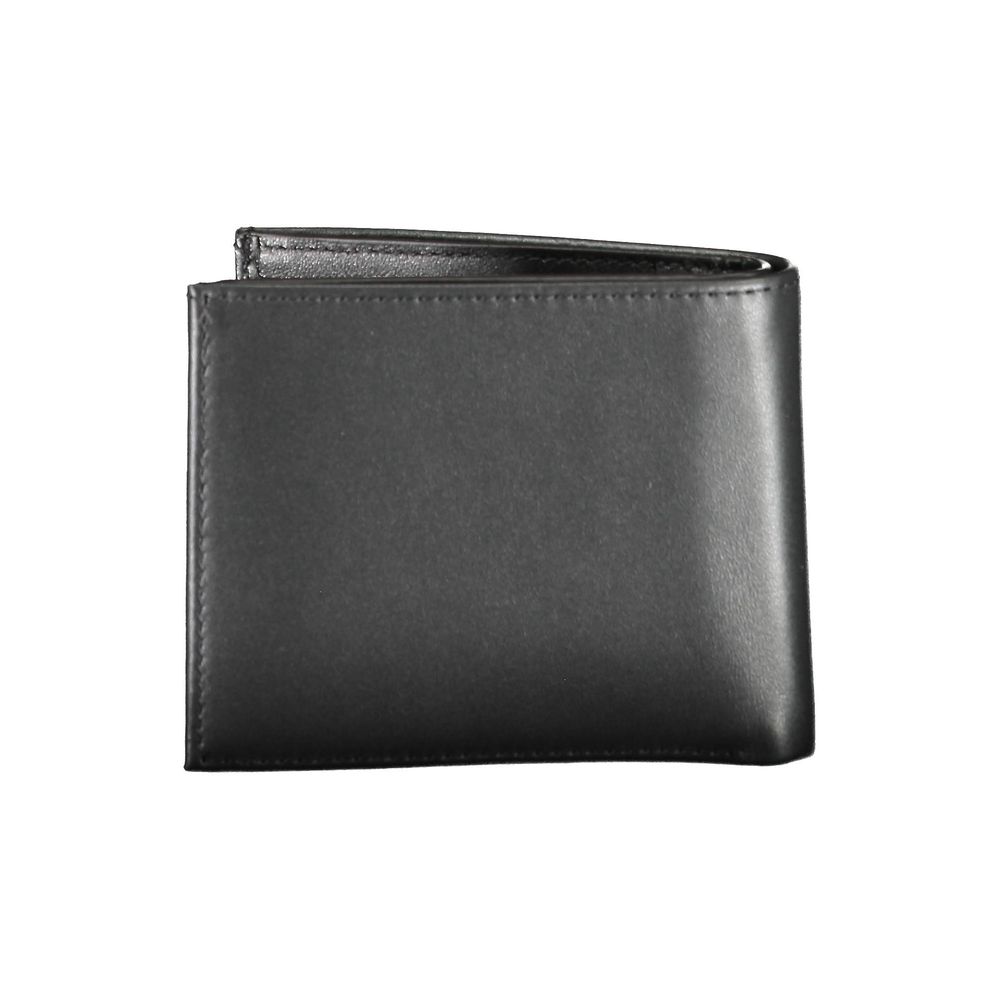 Black Leather Men Wallet Calvin Klein