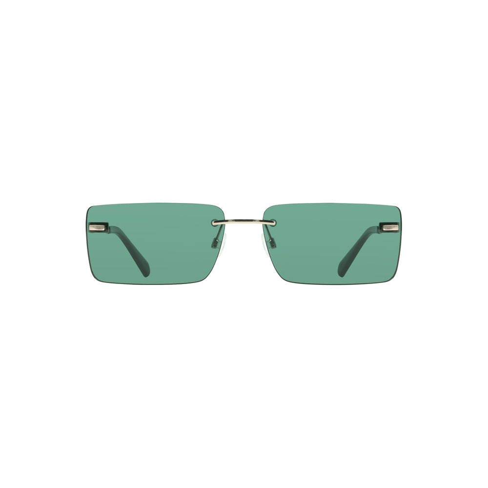 Green Metal Women Sunglass Calvin Klein