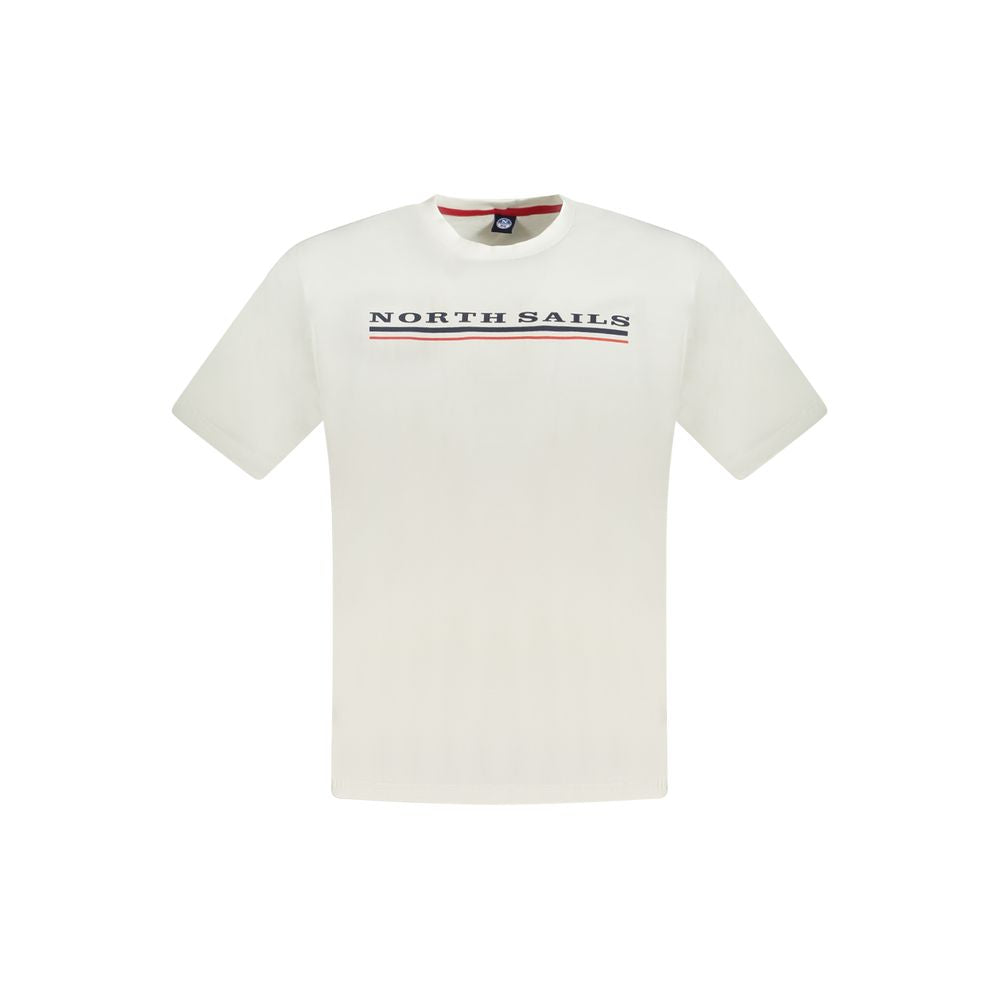 White Cotton Men T-Shirt North Sails