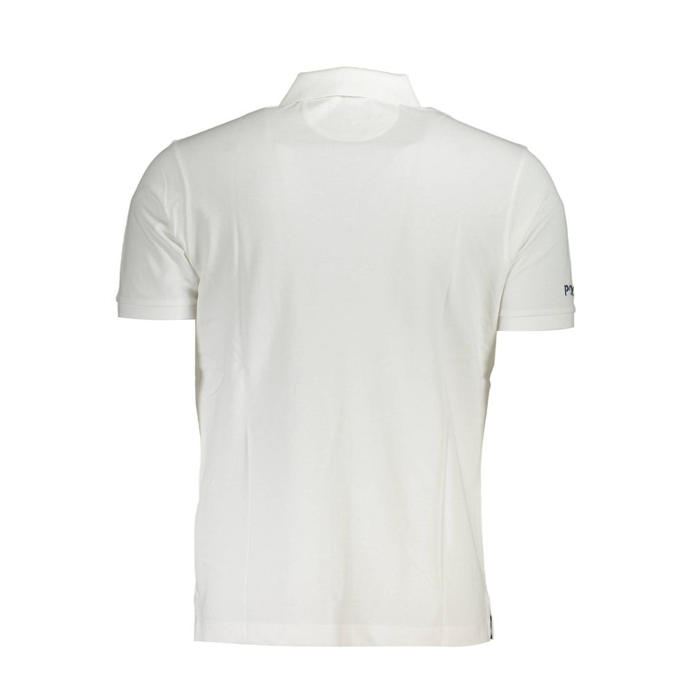 White Cotton Men Polo Shirt La Martina