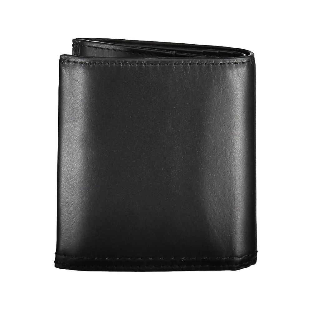 Black Leather Men Wallet Calvin Klein