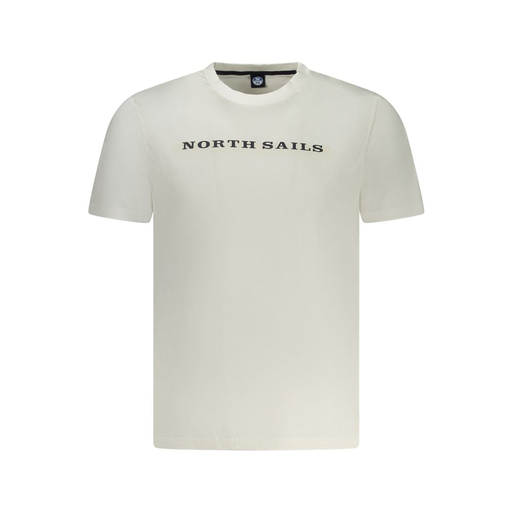White Cotton Men T-Shirt North Sails
