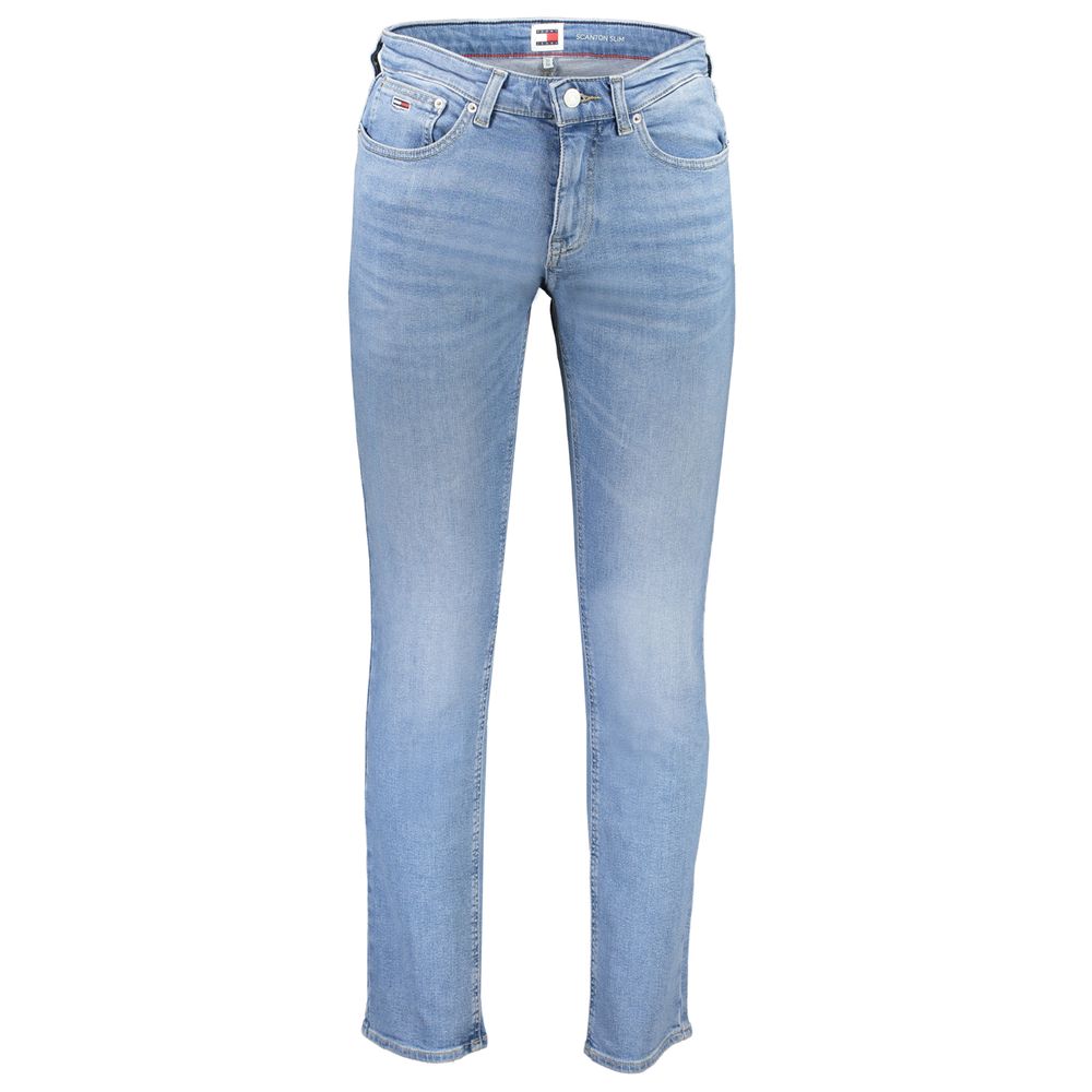Light Blue Cotton Men Jeans Tommy Hilfiger