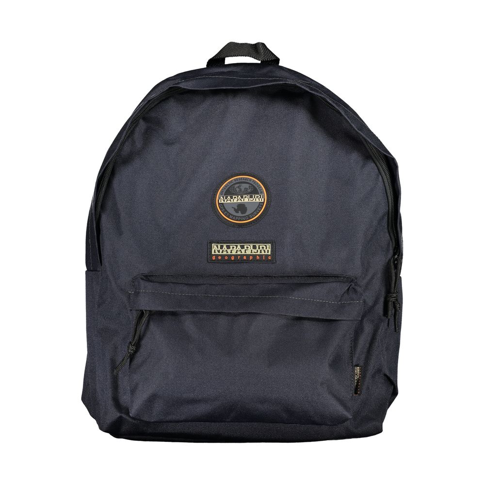 Blue Cotton Men Backpack Napapijri
