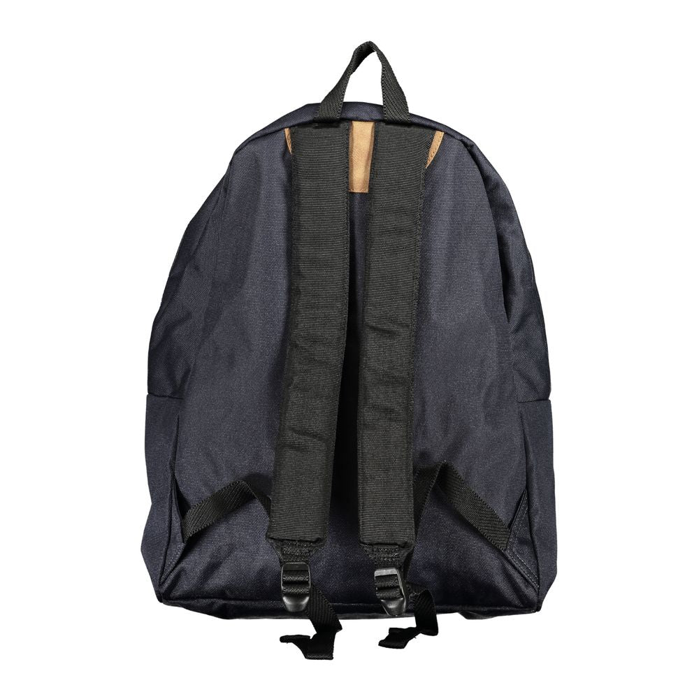 Blue Cotton Men Backpack Napapijri