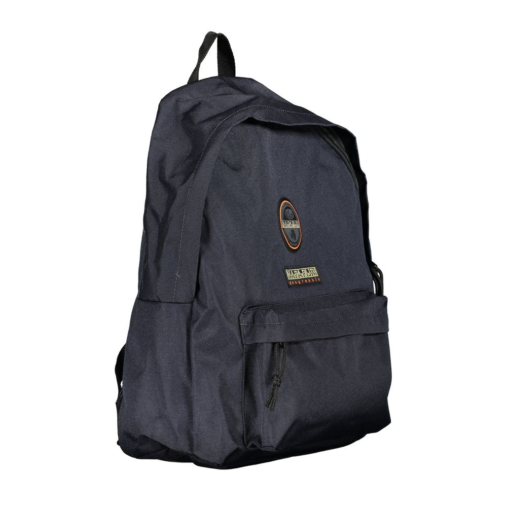 Blue Cotton Men Backpack Napapijri