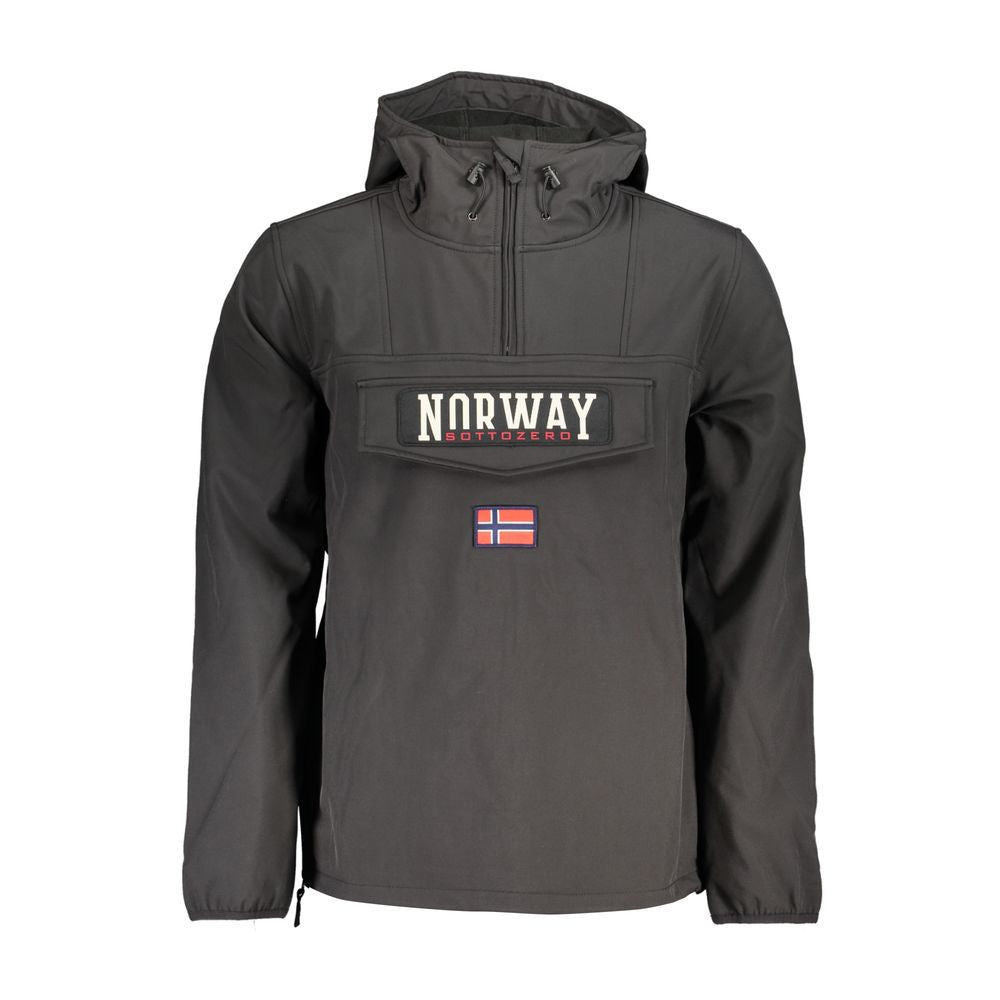 Black Polyester Men Jacket Norway 1963