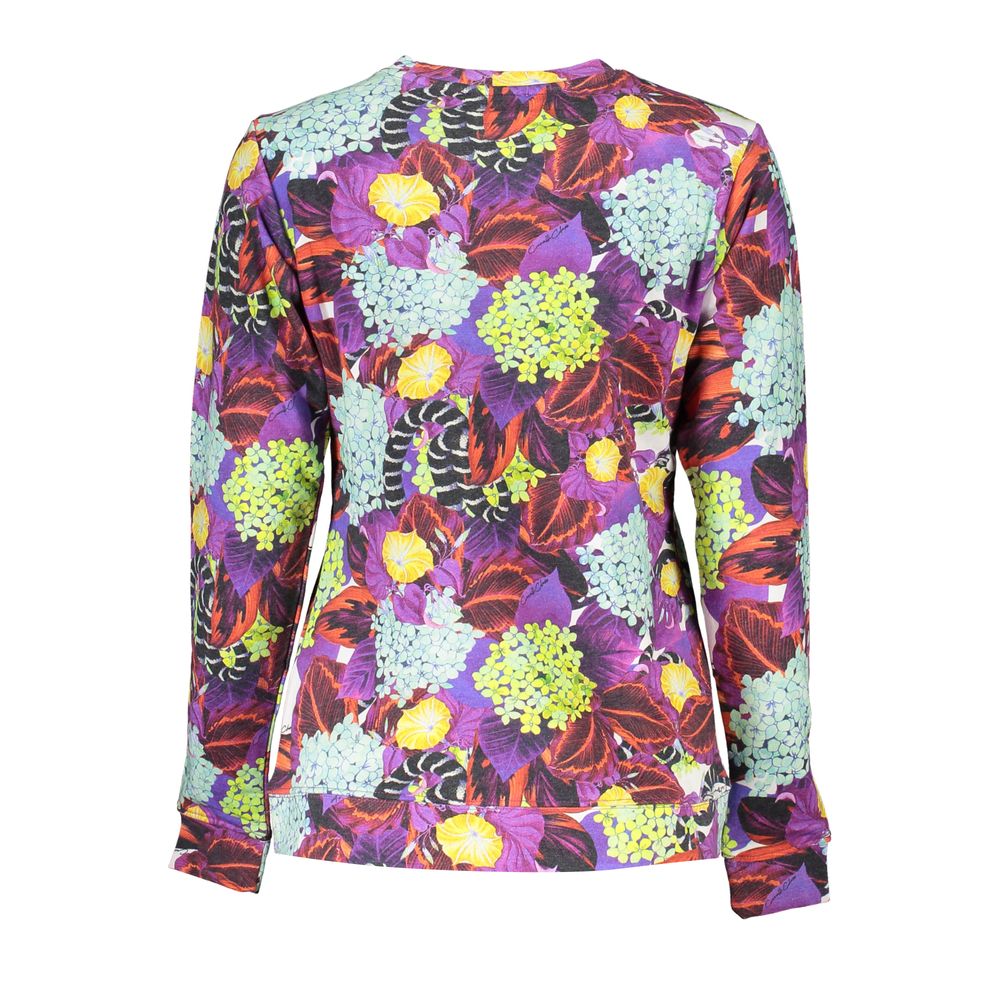 Purple Cotton Women Sweater Cavalli Class