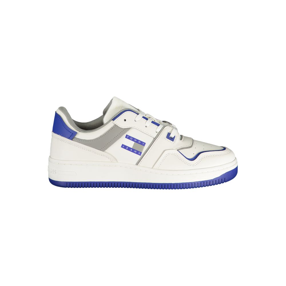 White Polyethylene Men Sneaker Tommy Hilfiger