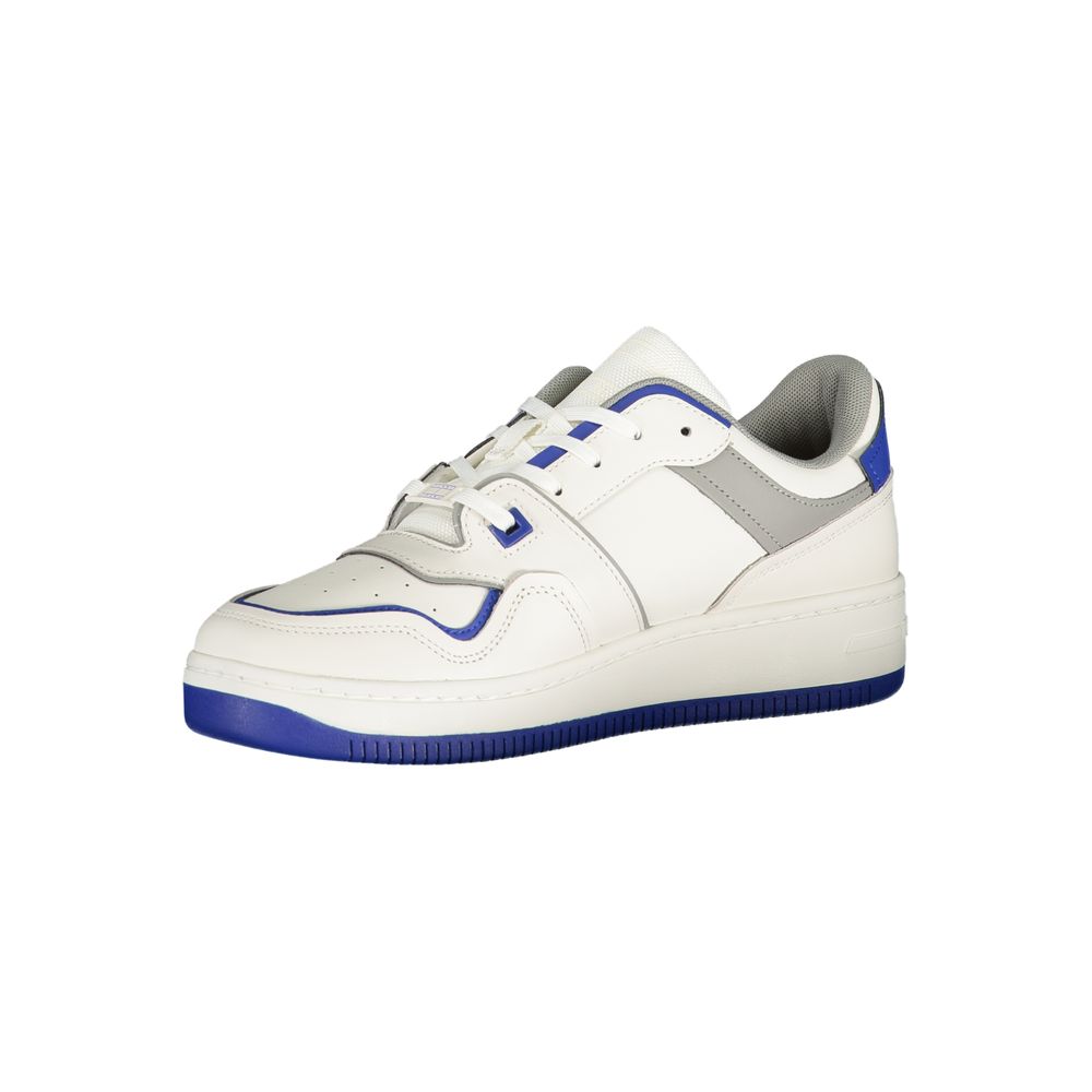 White Polyethylene Men Sneaker Tommy Hilfiger