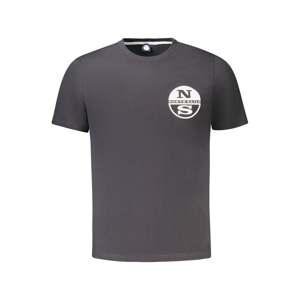 Black Cotton Men T-Shirt North Sails