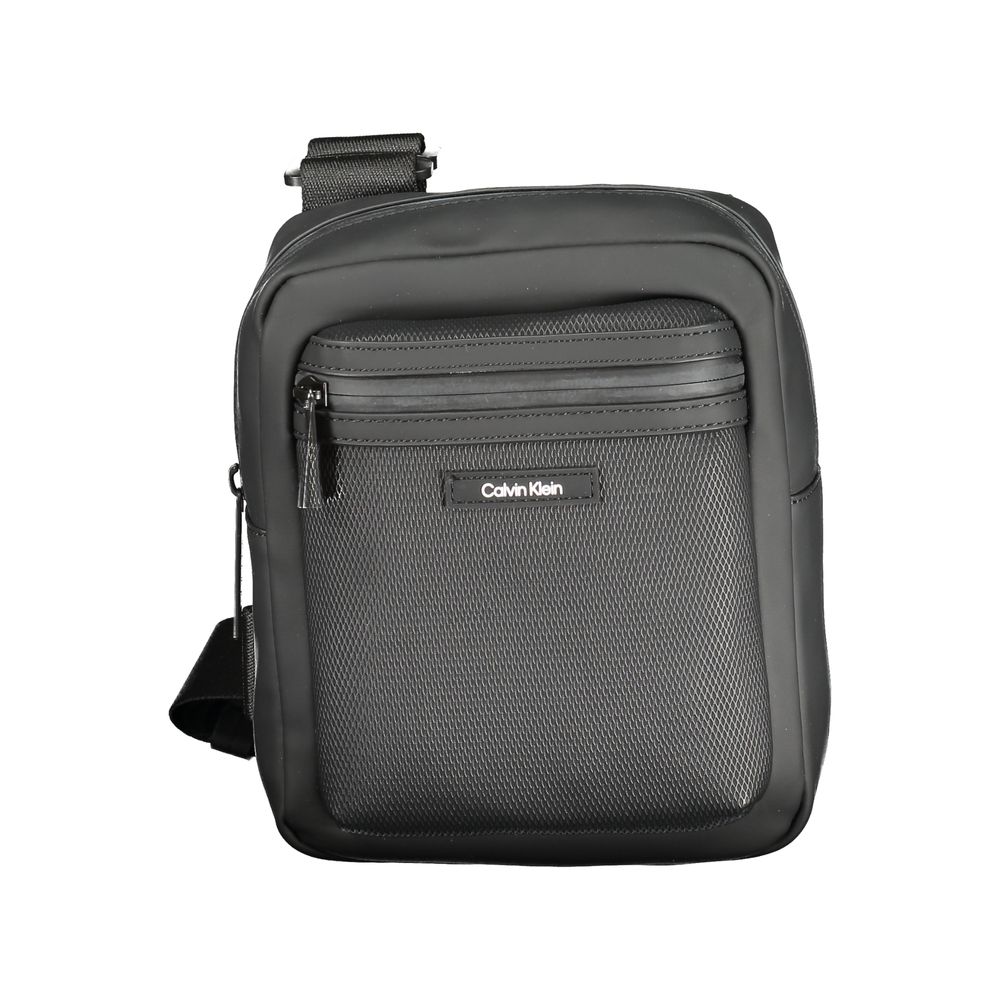 Black Polyester Men Shoulder Bag Calvin Klein