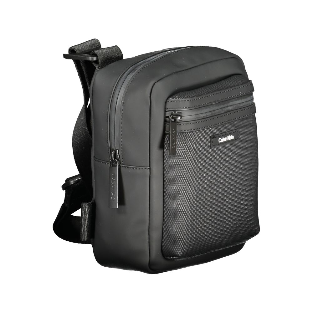 Black Polyester Men Shoulder Bag Calvin Klein