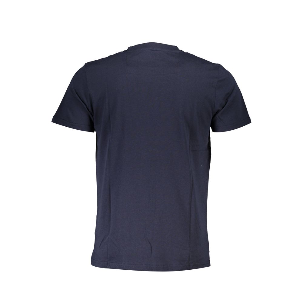 Blue Cotton Men T-Shirt Cavalli Class