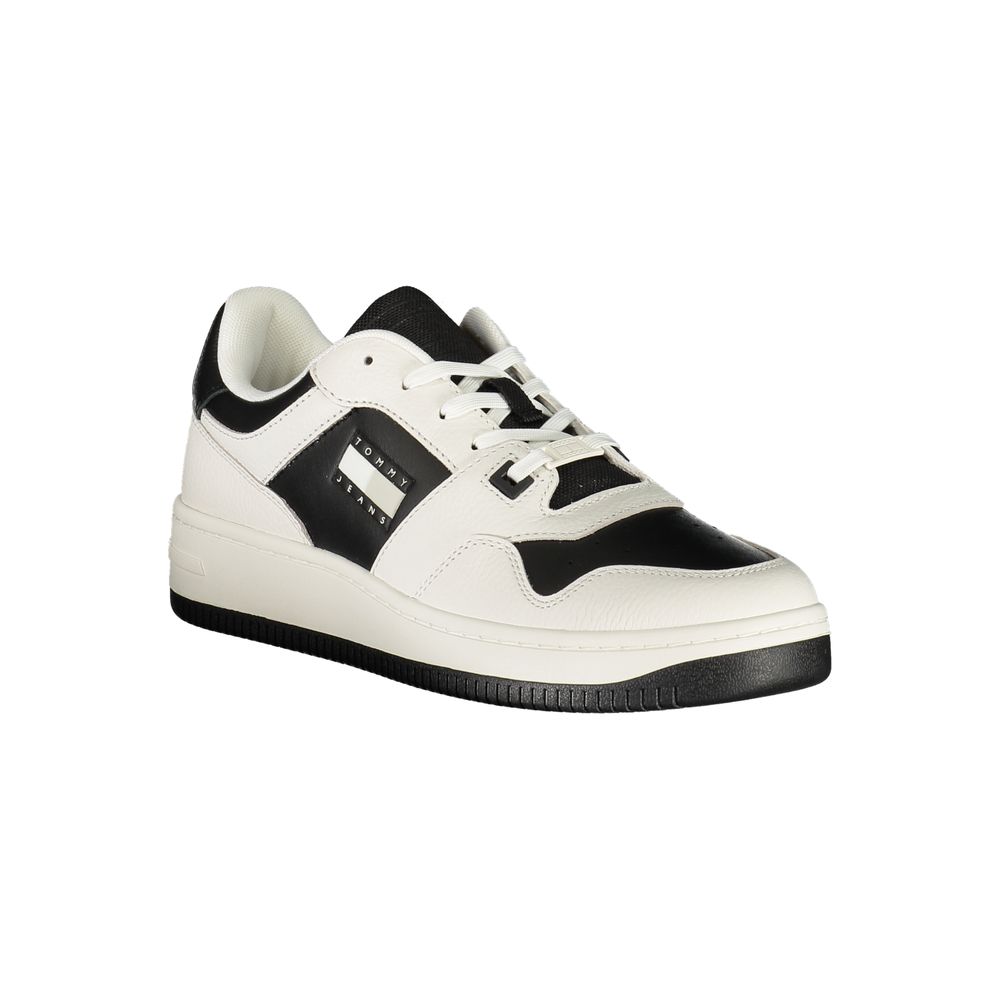 White Leather Mens Sneaker Tommy Hilfiger