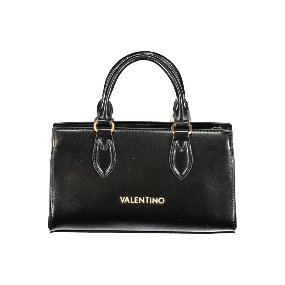 Black Polyethylene Women Handbag Mario Valentino