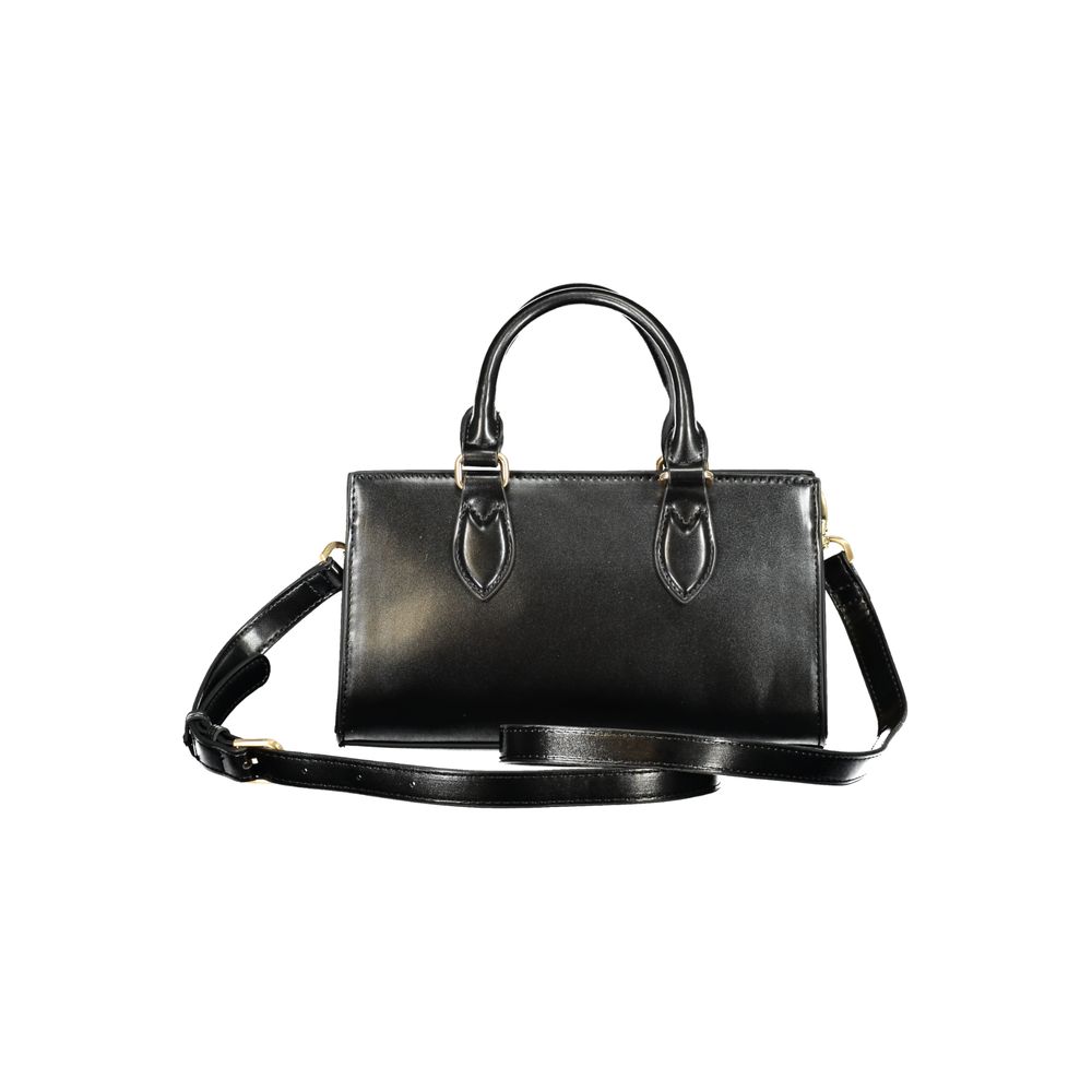 Black Polyethylene Women Handbag Mario Valentino