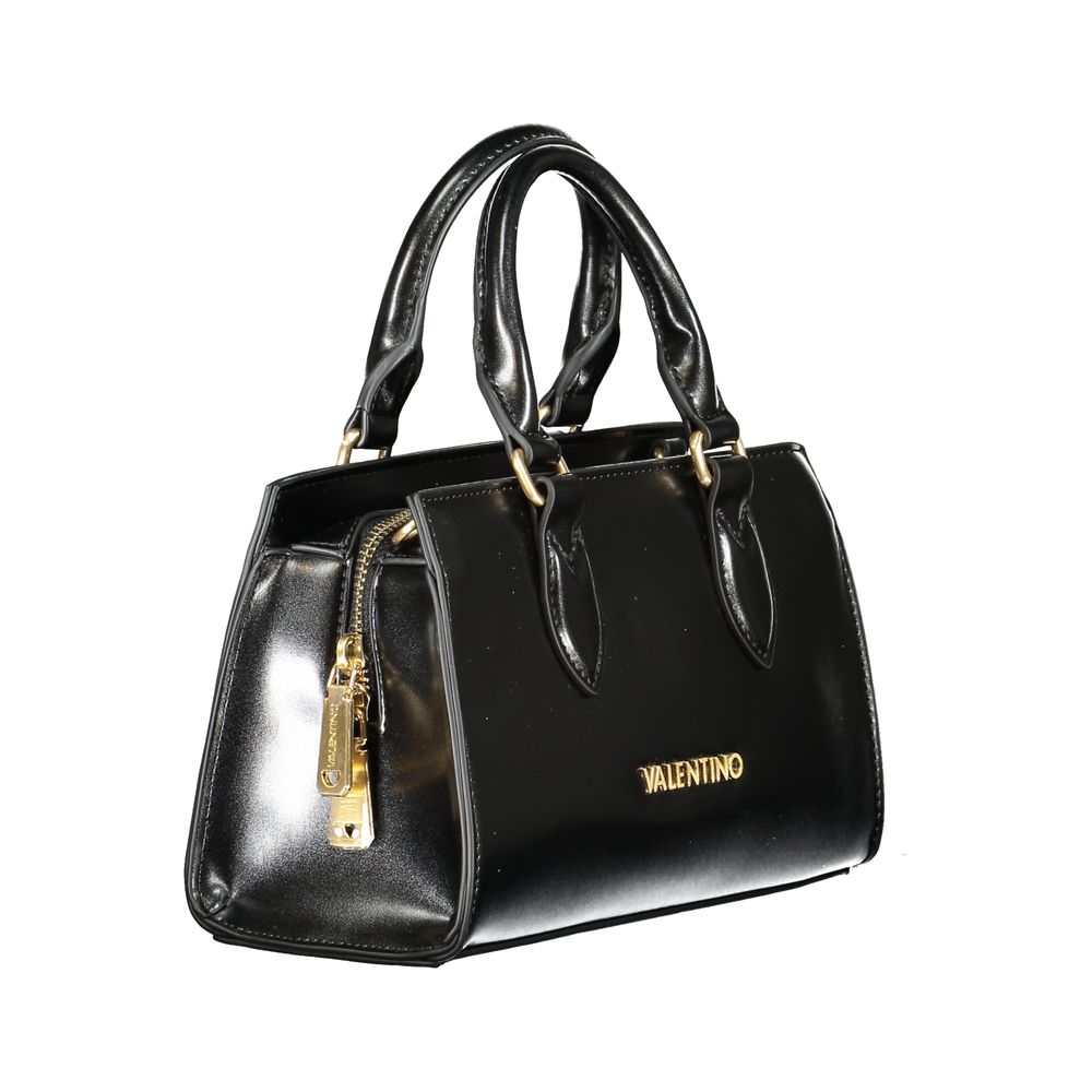 Black Polyethylene Women Handbag Mario Valentino
