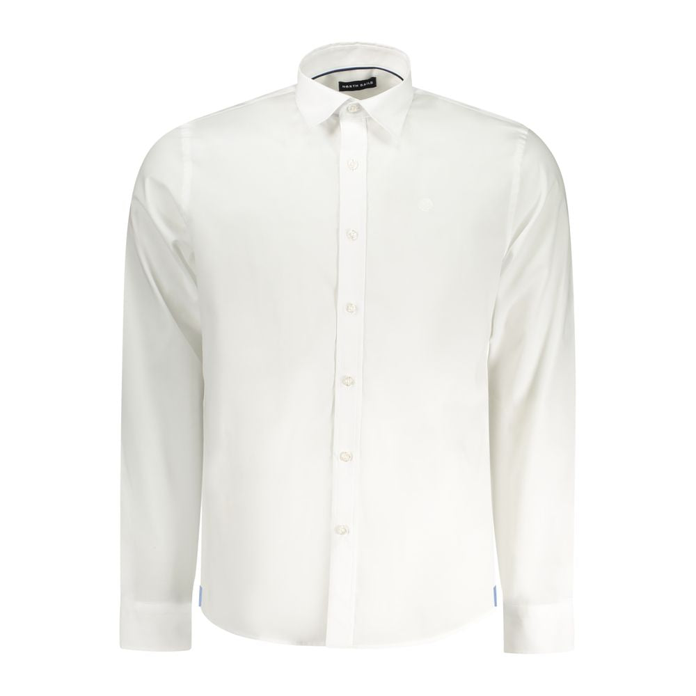 White Cotton Men Shirt North Sails