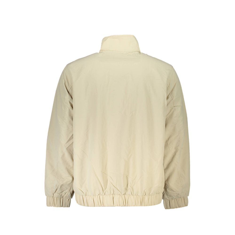 Beige Polyamide Men Jacket Tommy Hilfiger