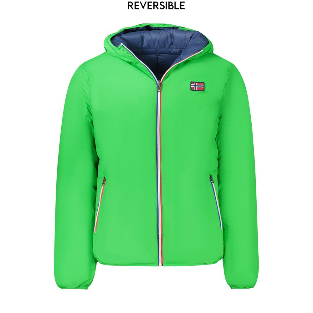 Green Polyamide Men Jacket Norway 1963
