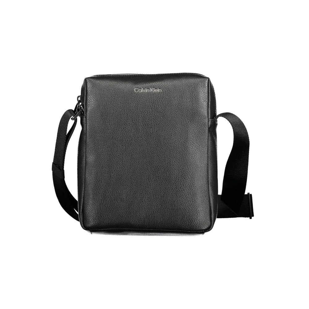 Black Polyester Men Shoulder Bag Calvin Klein