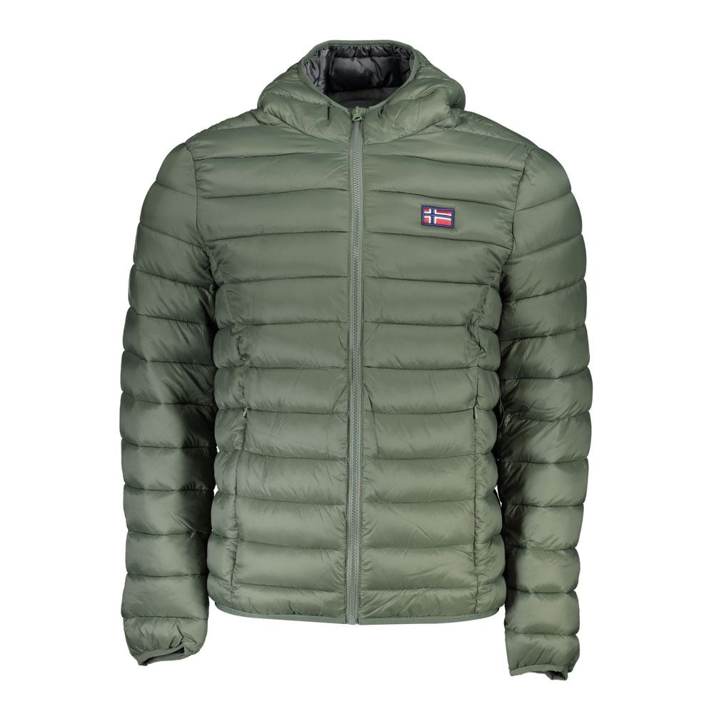 Green Polyamide Men Jacket Norway 1963