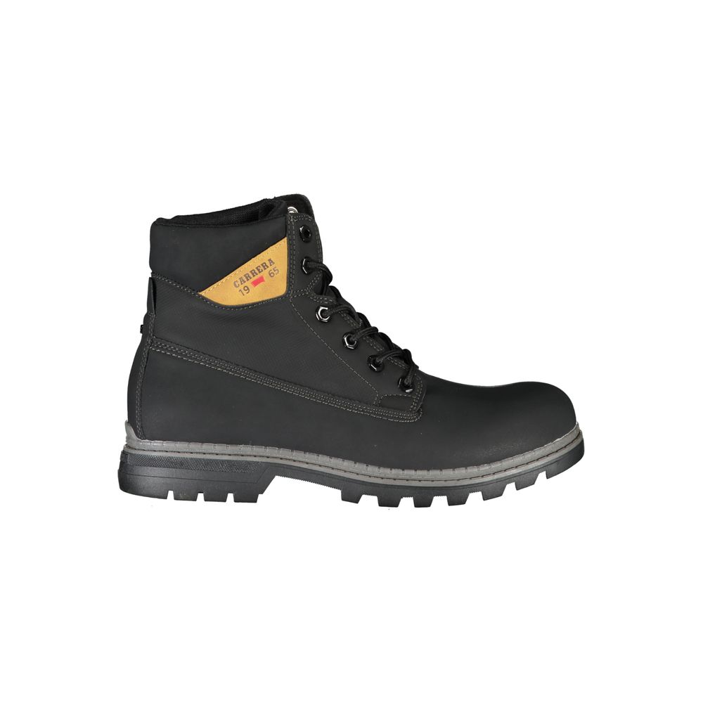 Black Polyester Men Boot Carrera
