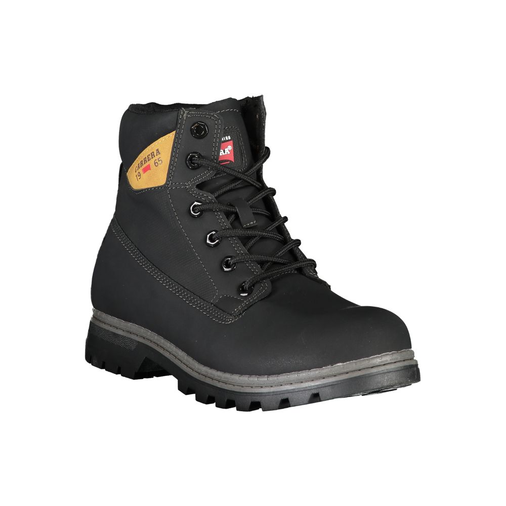 Black Polyester Men Boot Carrera