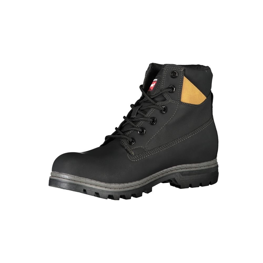 Black Polyester Men Boot Carrera