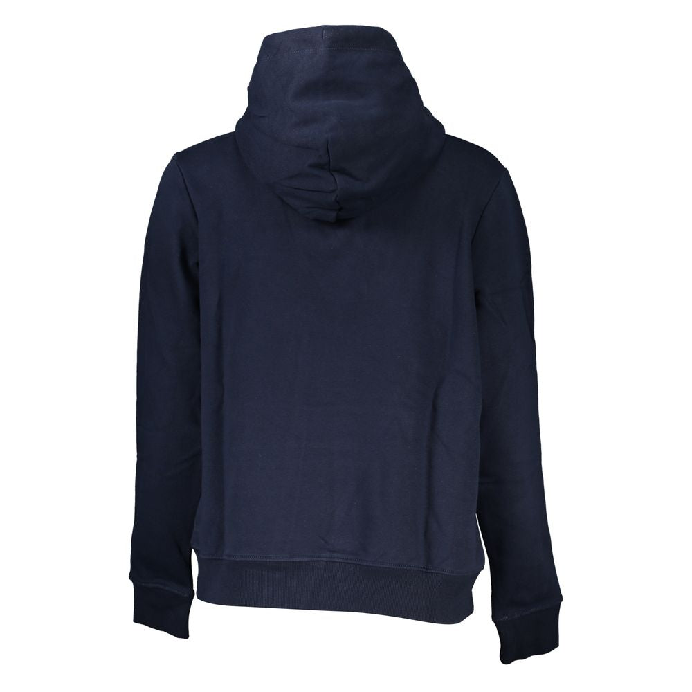 Blue Organic Cotton Women Sweatshirt Tommy Hilfiger