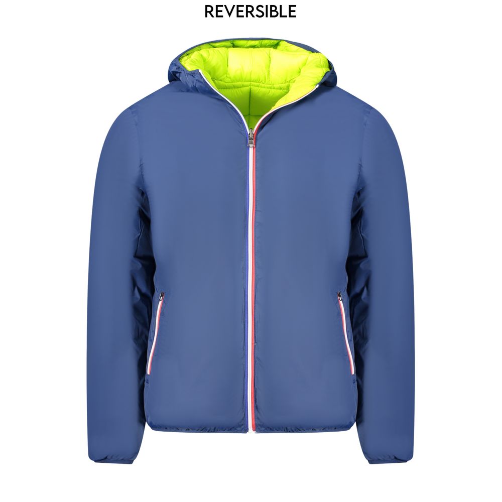 Blue Polyamide Men Jacket Norway 1963