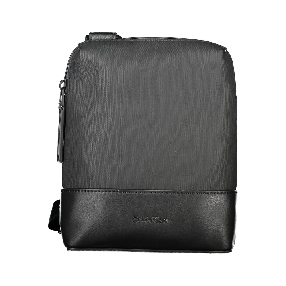 Black Polyester Men Shoulder Bag Calvin Klein