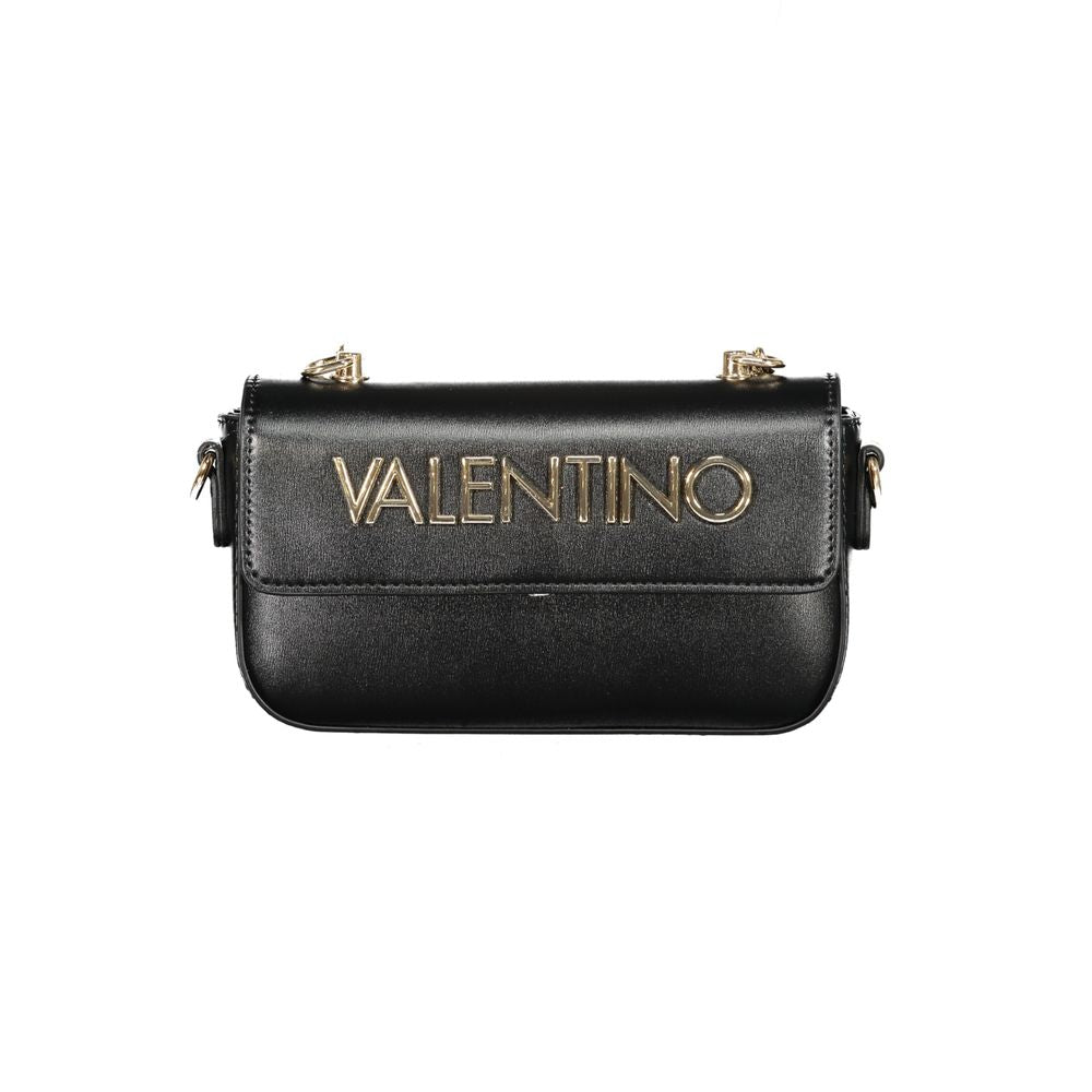 Black Polyethylene Women Handbag Mario Valentino