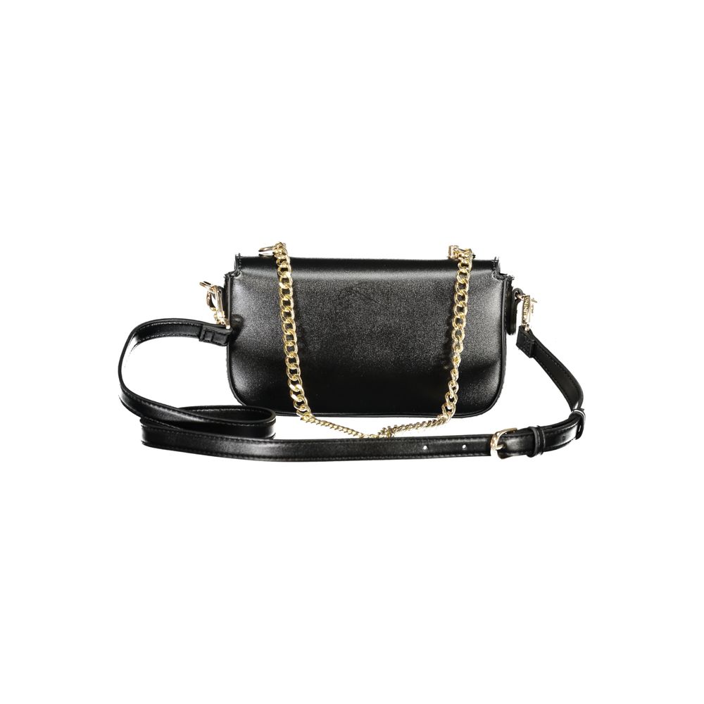 Black Polyethylene Women Handbag Mario Valentino