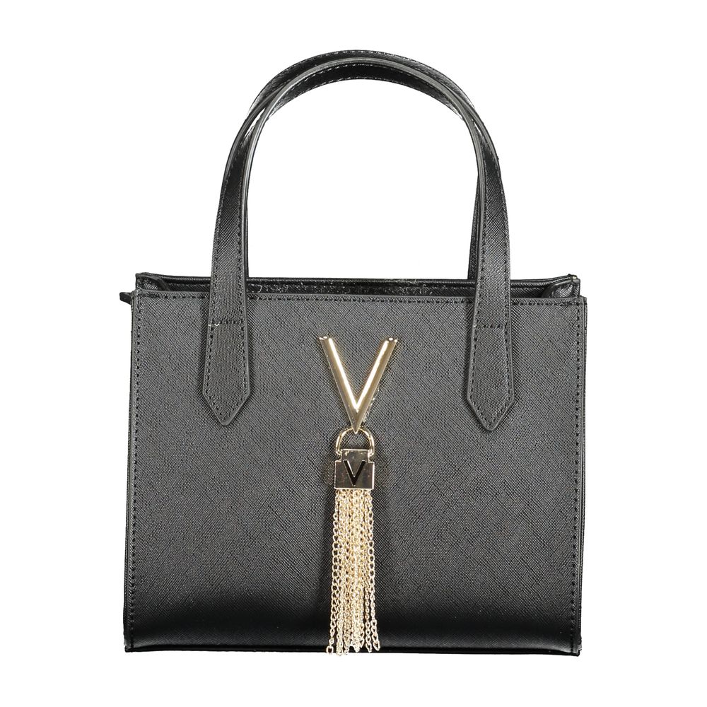 Black Polyethylene Women Handbag Mario Valentino