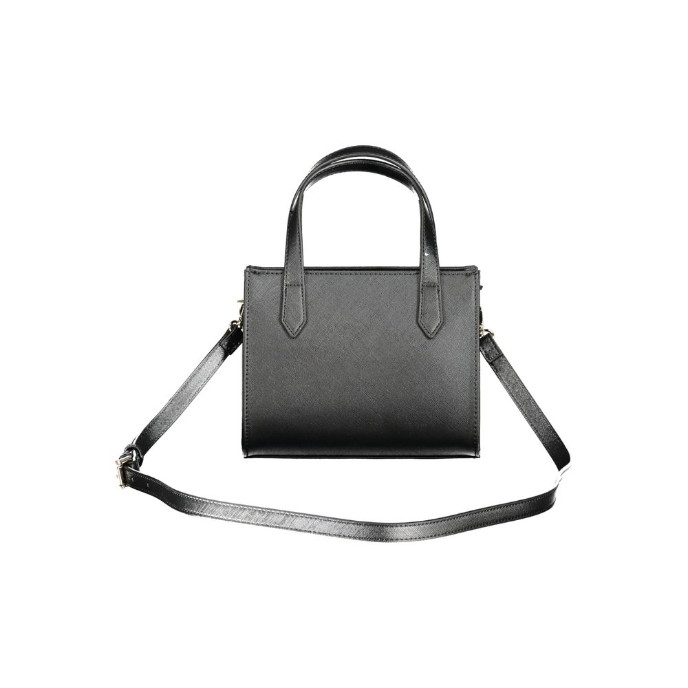 Black Polyethylene Women Handbag Mario Valentino