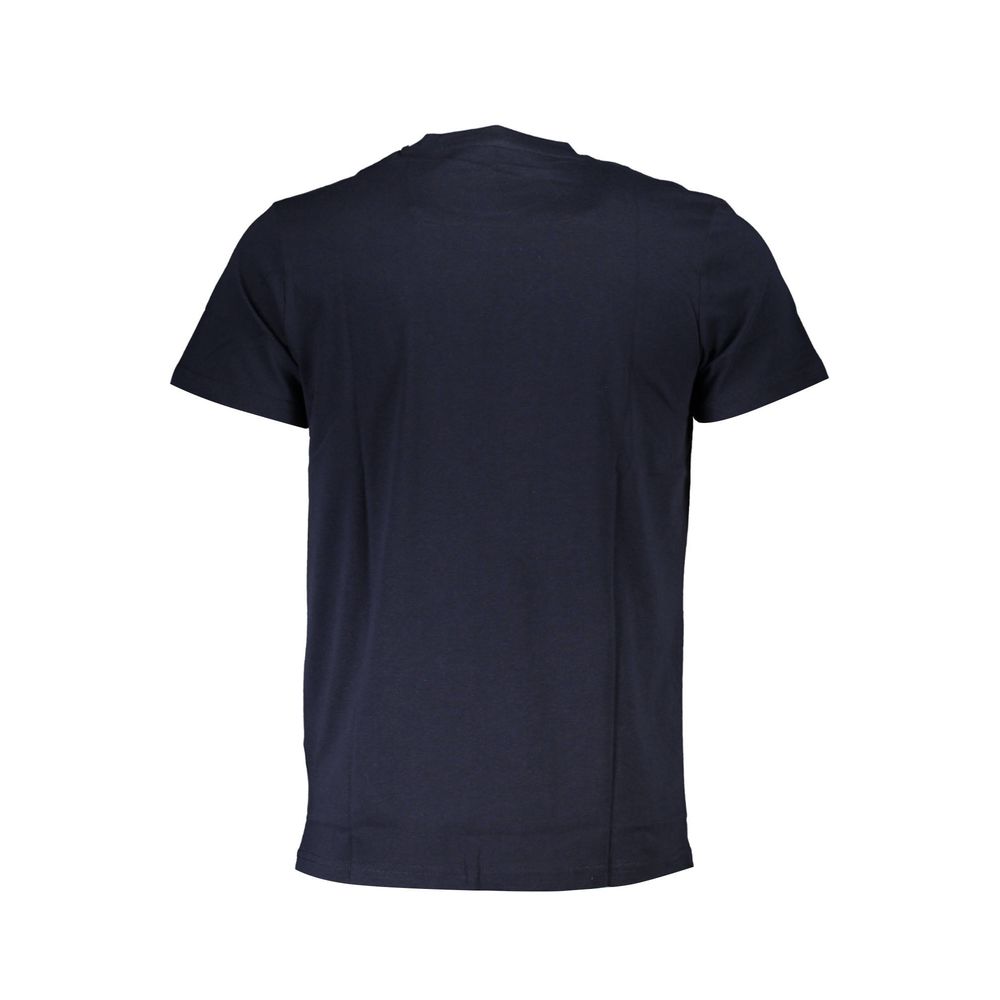 Blue Cotton Men T-Shirt Cavalli Class