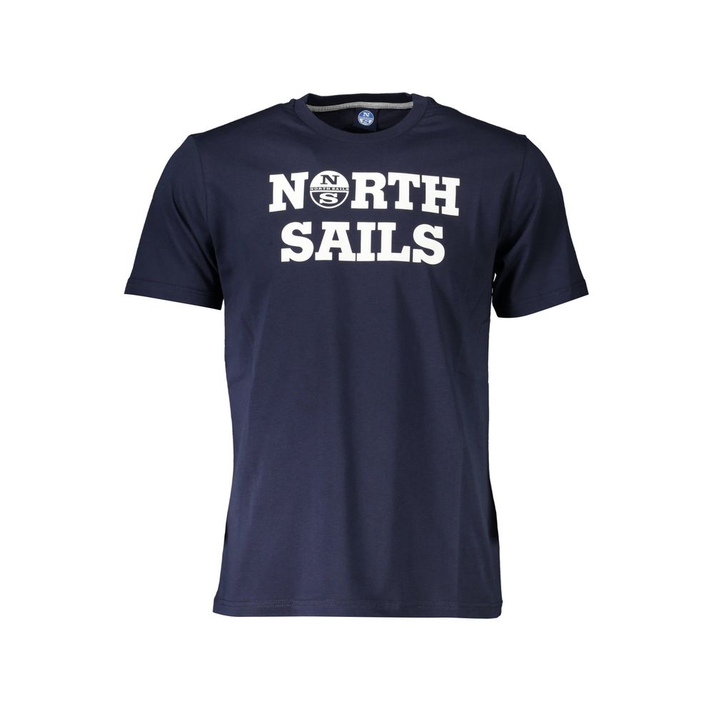 Blue Cotton Men T-Shirt North Sails