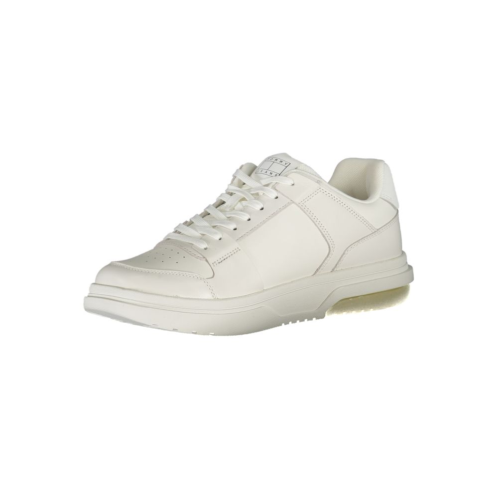 White Polyethylene Men Sneaker Tommy Hilfiger