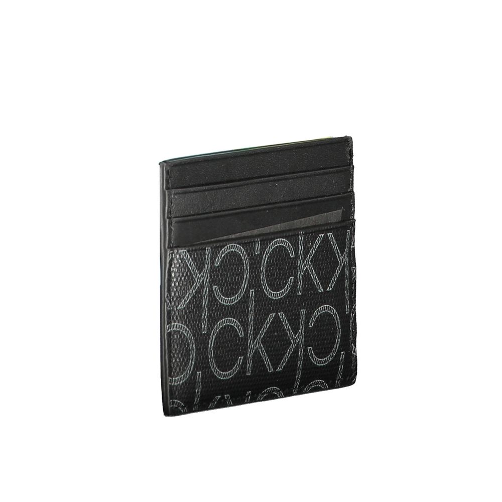 Black Polyethylene Mens Wallet Calvin Klein