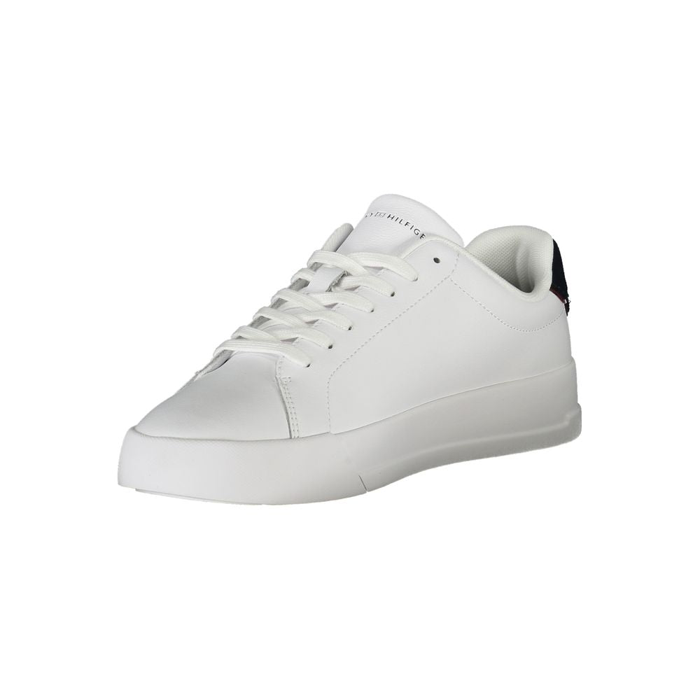 White Polyethylene Men Sneaker Tommy Hilfiger