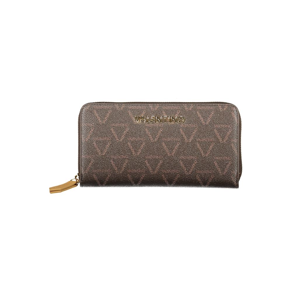 Brown Polyethylene Women Wallet Mario Valentino