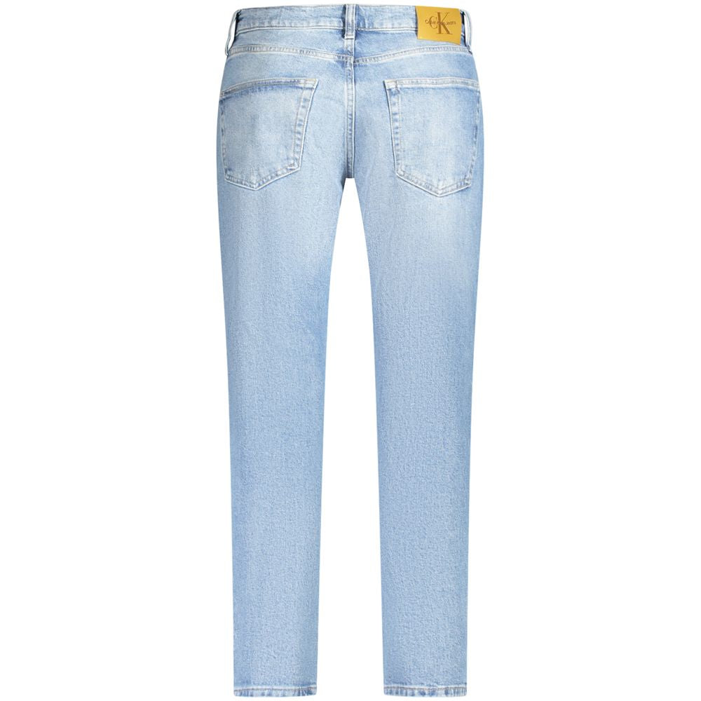 Blue Cotton Men Jeans Calvin Klein