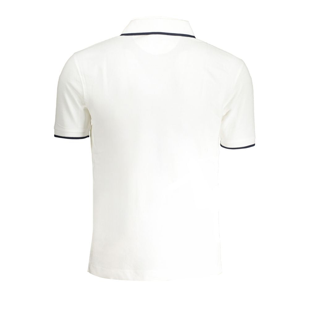 White Cotton Men Polo Shirt La Martina