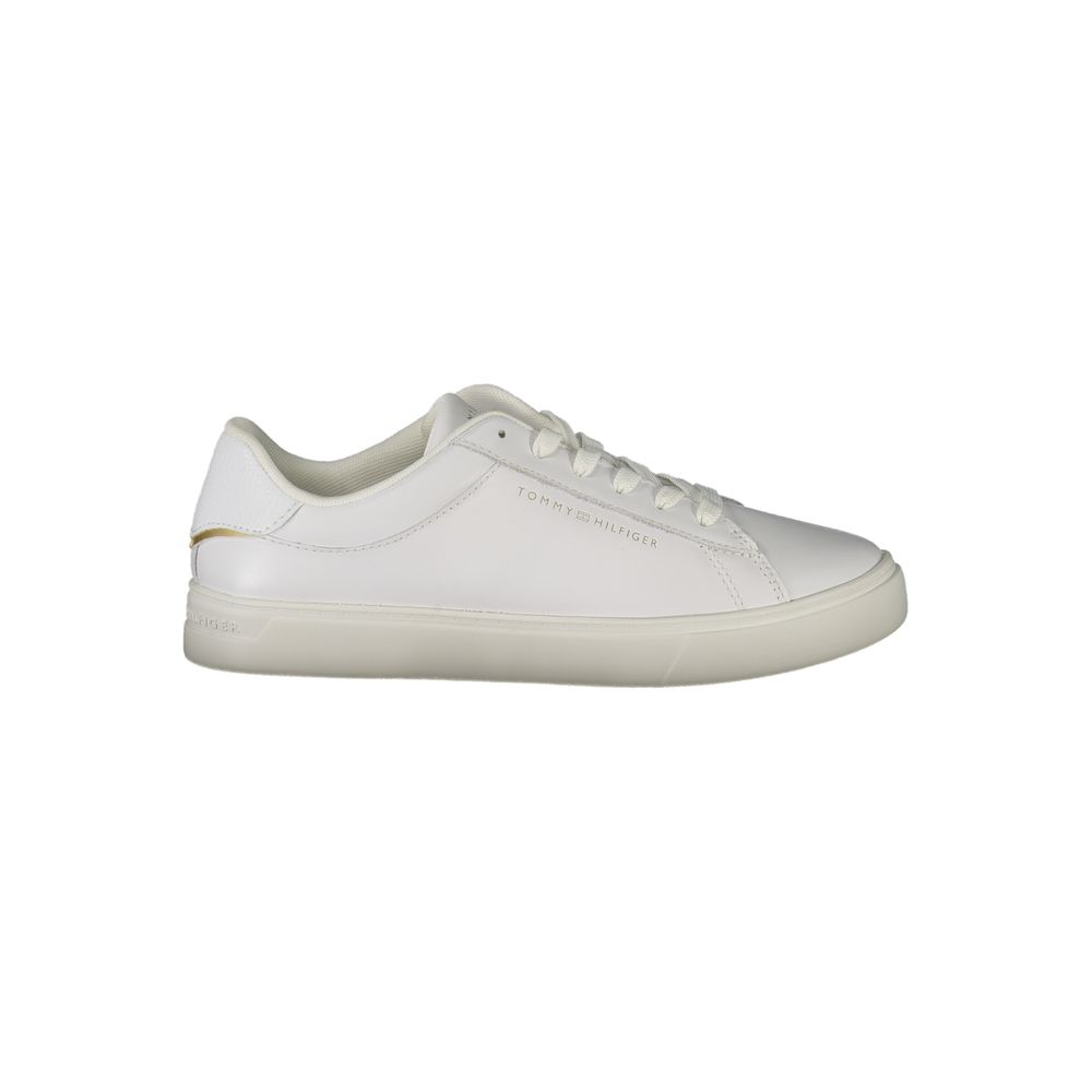 White Polyethylene Women Sneaker Tommy Hilfiger