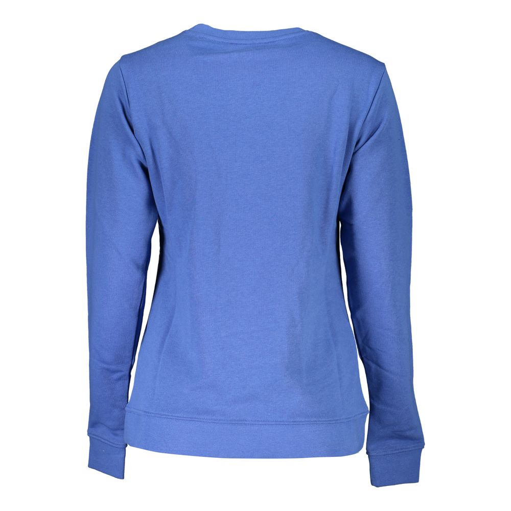 Blue Cotton Women Sweater Cavalli Class